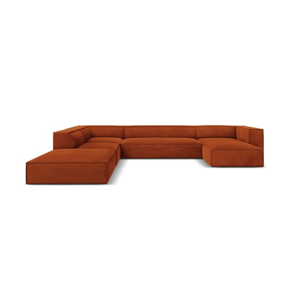 Oranžinė kampinė sofa (kairysis kampas) Madame - Windsor & Co Sofas