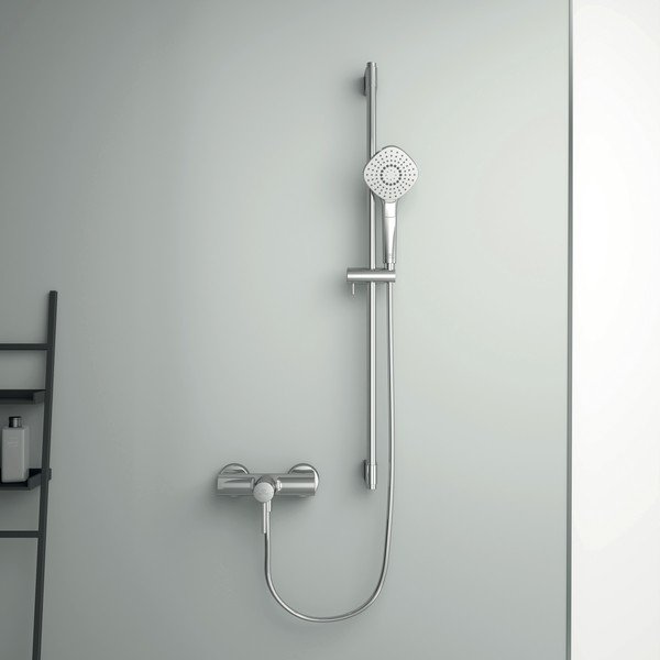 Dušo kambariui/prie sienos čiaupas blizgios sidabrinės spalvos Ceraline – Ideal Standard-image-3