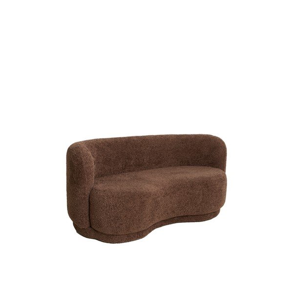 Iš boucle sofa tamsiai rudos spalvos 175 cm Amelie – Light & Living-image-2