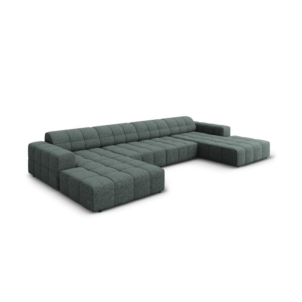 Kampinė sofa turkio spalvos („U“ formos) Chicago – Cosmopolitan Design-image-3