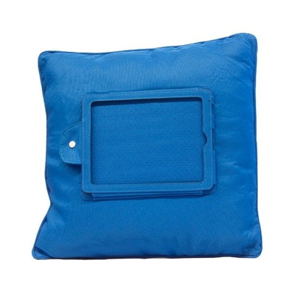 Mėlyna pagalvė su "iPad" laikikliu InnovaGoods