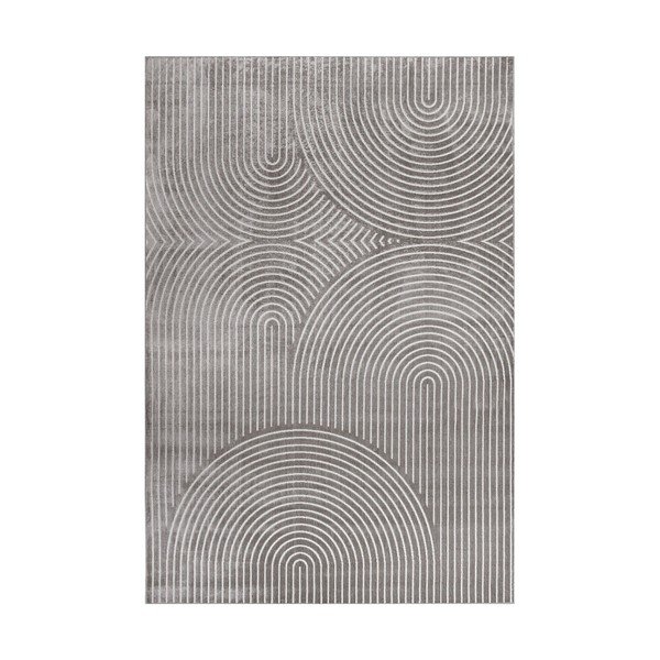 Iš viskozės kilimas pilkos spalvos 140x200 cm Geode – douceur d'intérieur