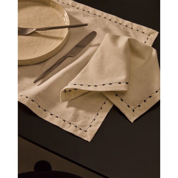 Iš tekstilės servetėlės 2 vnt. 35x35 cm Olim – Kave Home-image-1