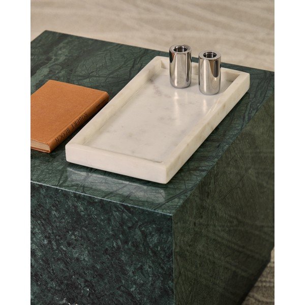 Iš marmuro dekoratyvinis padėklas 18x35 cm Serela – Kave Home-image-1