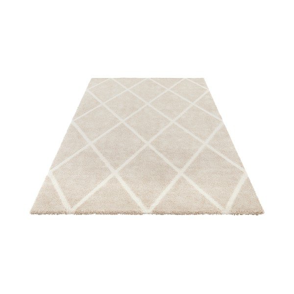 Smėlio ir kreminės spalvos kilimas "Elle Decoration Maniac Lunel", 200 x 290 cm-image-1