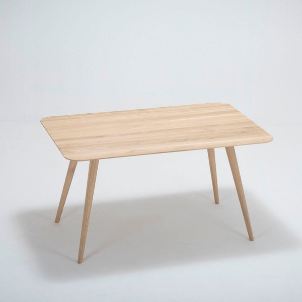 Ąžuolinis valgomojo stalas Gazzda Stafa, 140 x 90 cm-image-1