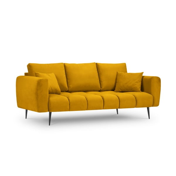 Geltona aksominė sofa Interieurs 86 Octave-image-2