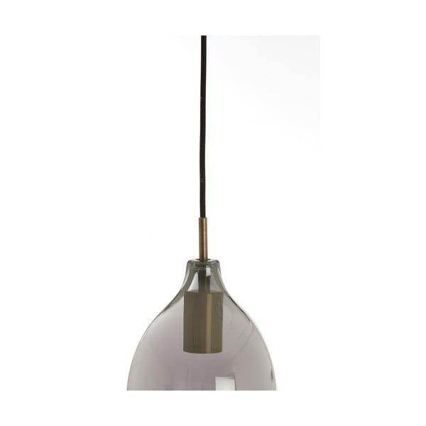 Kabantis šviestuvas tamsiai pilkos spalvos/bronzinės spalvos ø 35 cm su stiklo gaubtu Lukaro – Light & Living-image-2