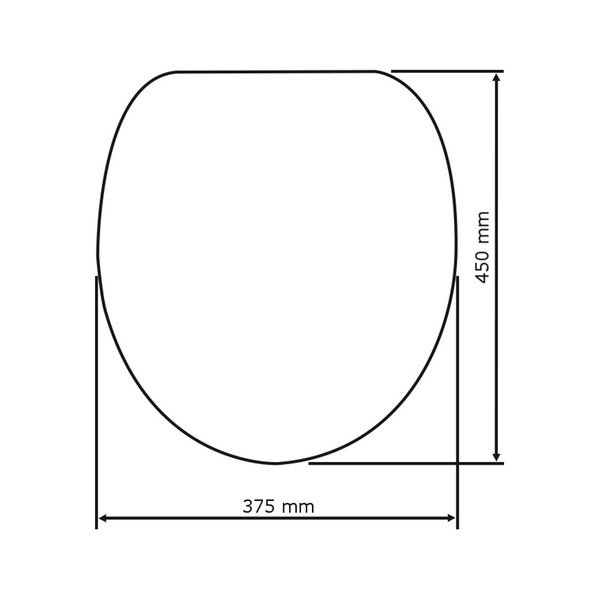 Tualeto sėdynė Wenko Sand And Stone, 45 x 37,5 cm-image-3