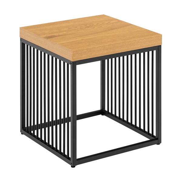 Šoninis stalas su ąžuolo dekoro stalviršiu 40x40 cm Strington – Actona