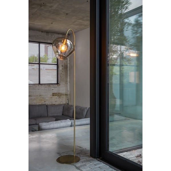 Aukso spalvos pastatomas šviestuvas (aukštis 160 cm) Rakel - Light & Living-image-1
