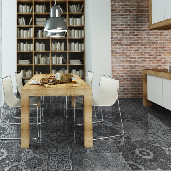 Vandeniui atsparus grindų lipdukas "Ambiance Grey Stones", 90 x 60 cm-image-1