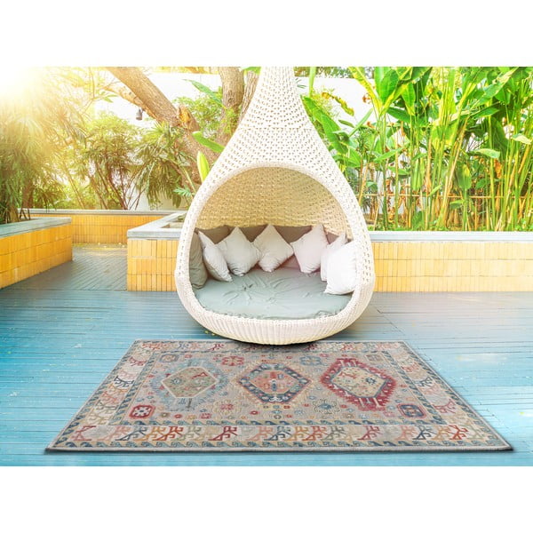 Smėlio spalvos lauko kilimas 290x200 cm Soley - Universal-image-1