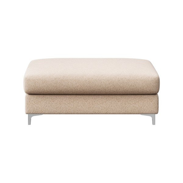 Smėlio spalvos iš boucle taburetė Rene – Rodier
