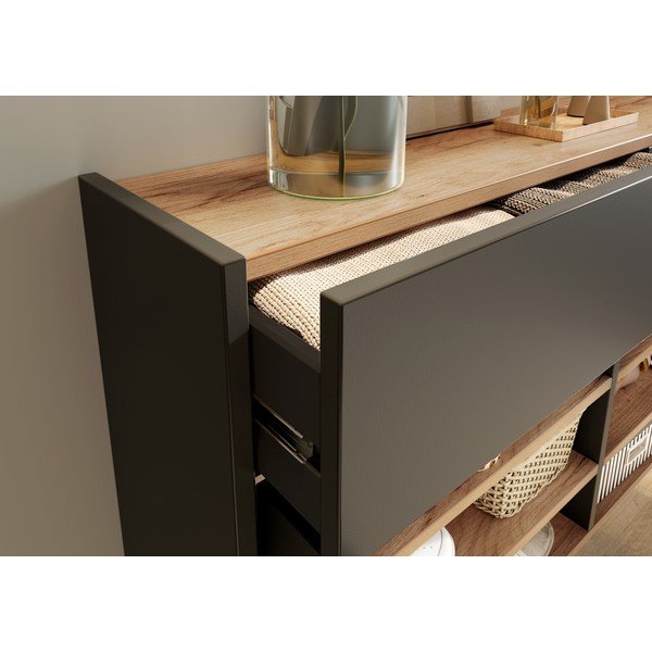 Koridoriaus baldas antracito spalvos/natūralios spalvos Ameca – Germania-image-4