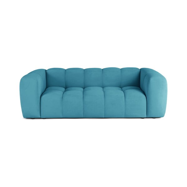 Turkio spalvos iš velveto sofa 225 cm Cube – Bonami Selection