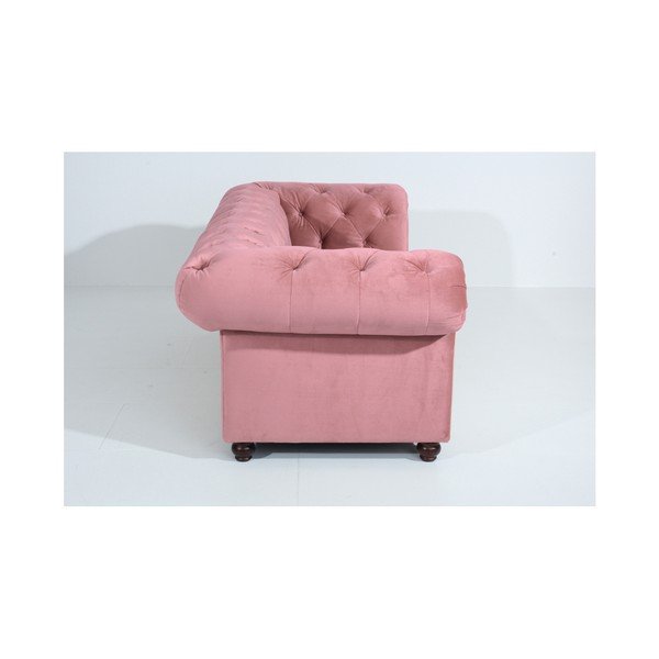 Rožinė sofa "Max Winzer Orleans Velvet", 216 cm-image-3