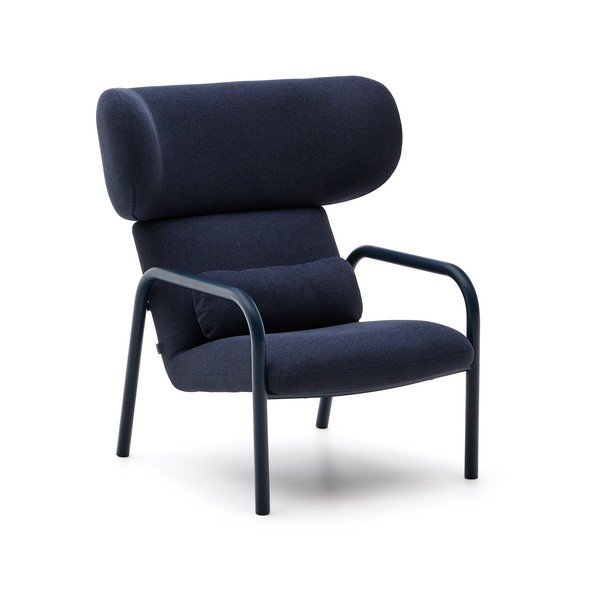 Tamsiai mėlynos spalvos krėslas Inari – Kave Home