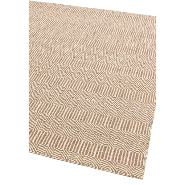 Iš vilnos kilimas šviesiai rudos spalvos 120x170 cm Sloan – Asiatic Carpets-image-3