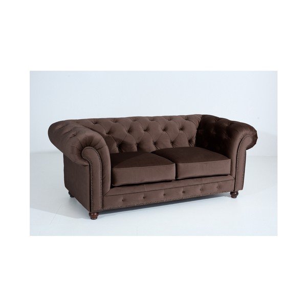 Tamsiai ruda "Max Winzer Orleans Velvet" sofa, 196 cm-image-2