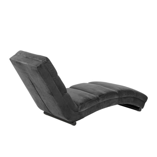 Pilka aksominė poilsio kėdė Actona Slinky-image-2