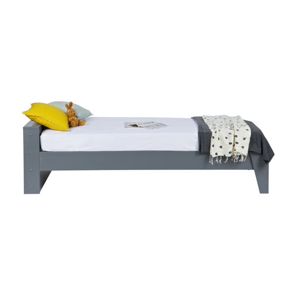 Pilka viengulė lova su stalčiumi De Eekhoorn Donald Duck