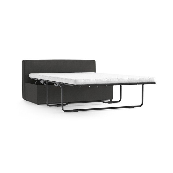 Antracito spalvos minkštas išlankstomas pufas My Pop Design Brady, 130 cm-image-4