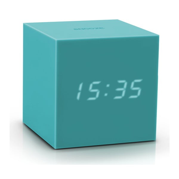 Turkio spalvos LED žadintuvas Gingko Gravity Cube-image-2