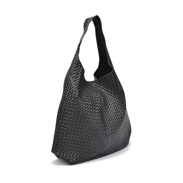 Juoda odinė rankinė Mangotti Krepšiai Serena-image-2