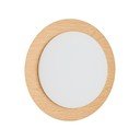 Natūralios spalvos iš metalo sieninė lempa LED ø 40 cm Novae – Kave Home