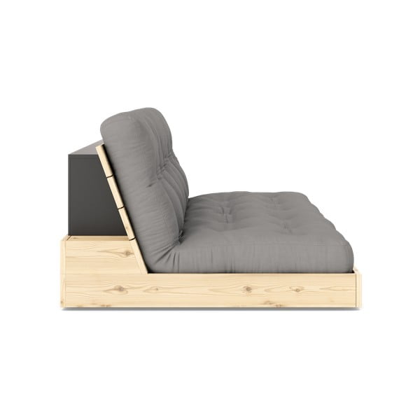 Sulankstoma sofa pilkos spalvos 196 cm Base – Karup Design-image-3