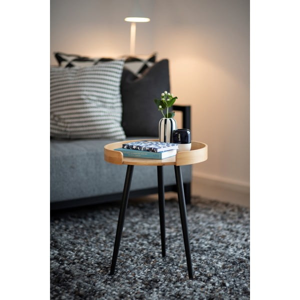 Bambuko apvalus kavos staliukas ø 40 cm Loft - Wenko-image-3