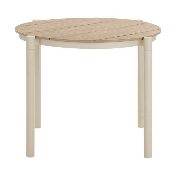 Iš metalo apvalios formos sodo valgomojo stalas ø 90 cm Abela – House Nordic-image-2