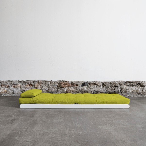 Kintamas gultas Karup Figo White/Pistacie-image-3