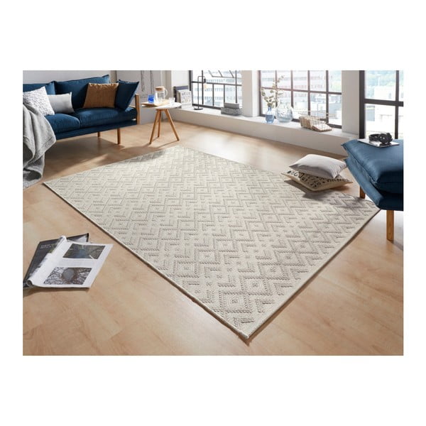 Kreminės spalvos kilimas Zala Living Harmony, 76 x 200 cm-image-3