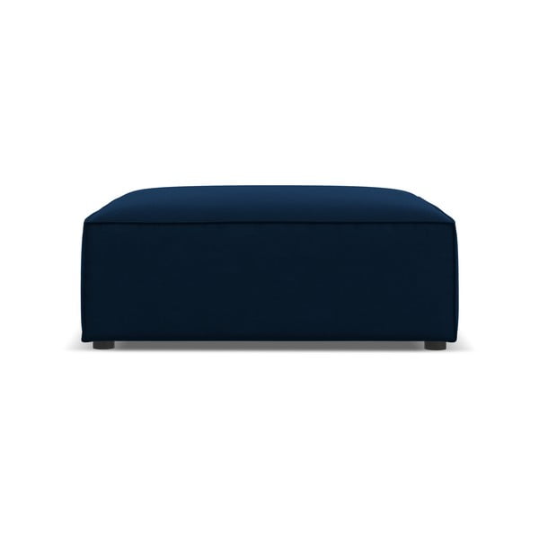 Iš velveto taburetė tamsiai mėlynos spalvos Jodie – Micadoni Home