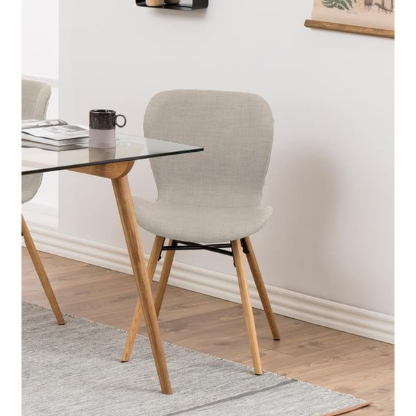 Valgomojo kėdės smėlio spalvos/natūralios spalvos 2 vnt. Batilda – Actona-image-1