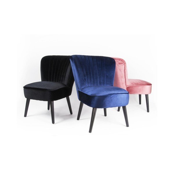 Rožinė kėdė su aksomo apmušalais "Leitmotiv Luxury-image-4