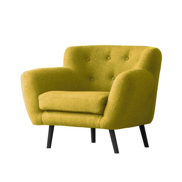 Geltonas fotelis Kooko Home Rock-image-3