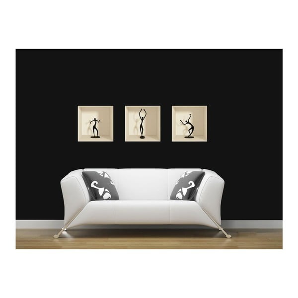 3 lipdukų rinkinys su 3D efektu Ambiance-image-2