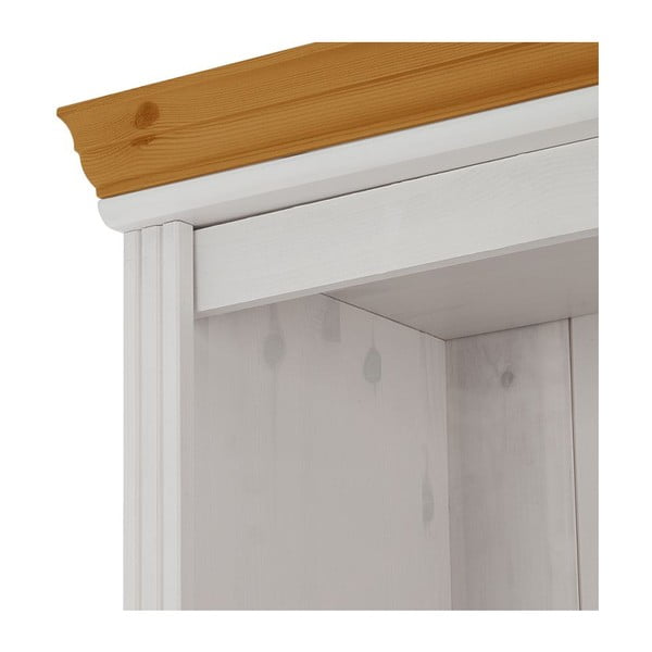 Iš pušies masyvo TV spintelių komplektas baltos spalvos 214x223 cm Anita – Støraa-image-4