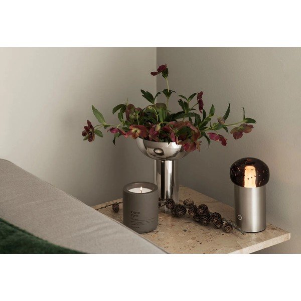 Sidabrinės spalvos iš nerūdijančio plieno vaza (aukštis 21 cm) Miyabi – Blomus-image-2