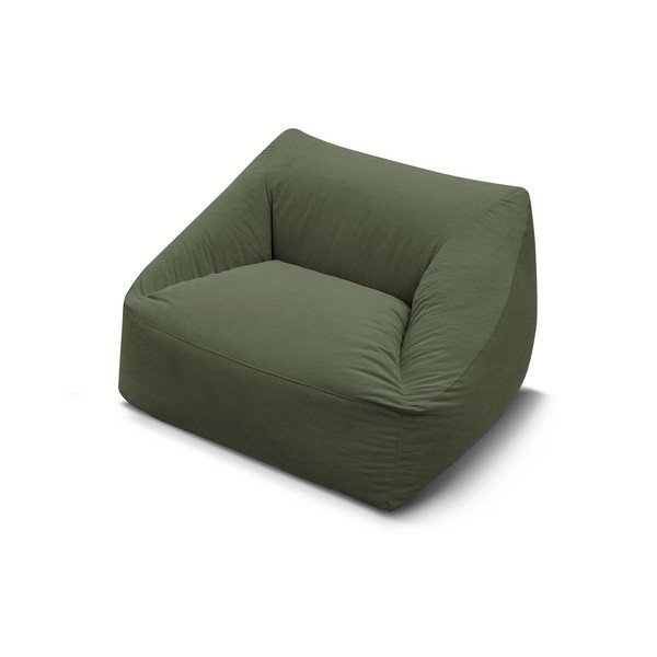 Žalios spalvos sėdmaišis iš kordinio velveto Lilibet – Bobochic Paris-image-3