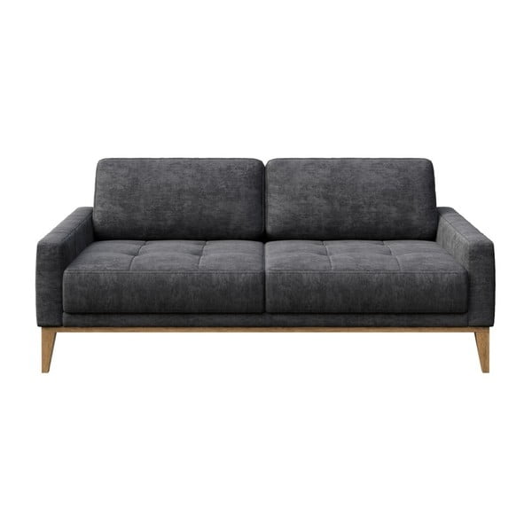 Tamsiai pilka sofa MESONICA Musso Tufted, 173 cm