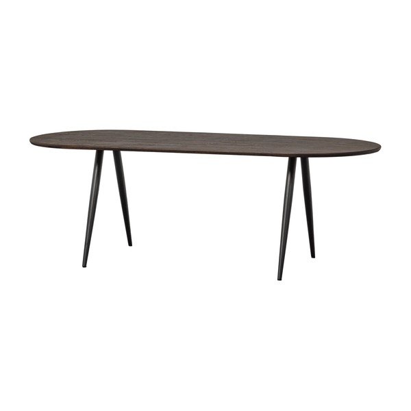 Valgomojo stalas su ąžuolo masyvo stalviršiu 90x220 cm Tablo – WOOOD-image-3