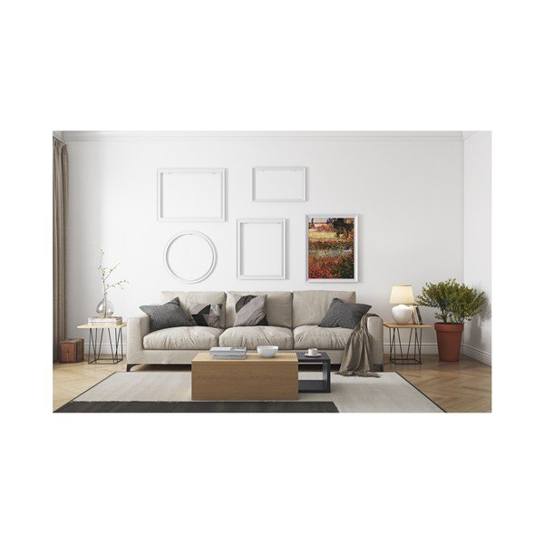 TemaHome "Helix" kavos staliukas su juodomis kojomis, 50 x 50 cm-image-2