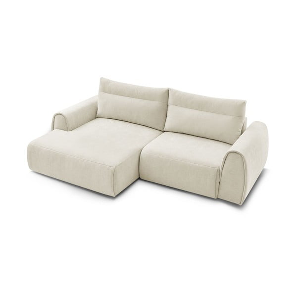 Kampinė sofa smėlio spalvos Aden – Bobochic Paris-image-4
