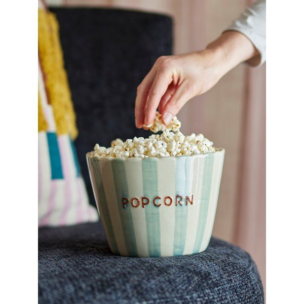 Skirta serviravimui šviesiai žalios spalvos/kreminės spalvos iš keramikos mažas dubuo 1,9 l Chip – Bloomingville-image-2