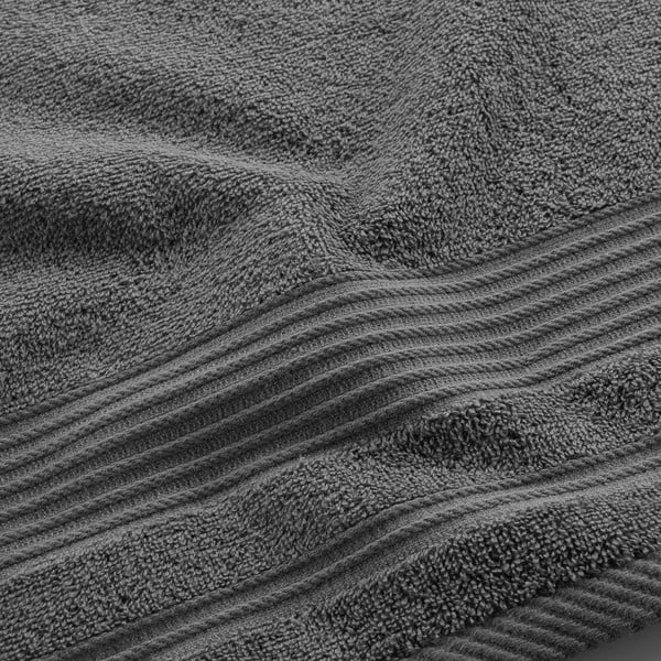 Iš frote audinio iš medvilnės rankšluostis tamsiai pilkos spalvos 50x90 cm Tendresse – douceur d'intérieur-image-2
