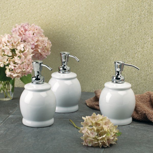 Baltas muilo dozatorius iDesign York, 440 ml-image-2